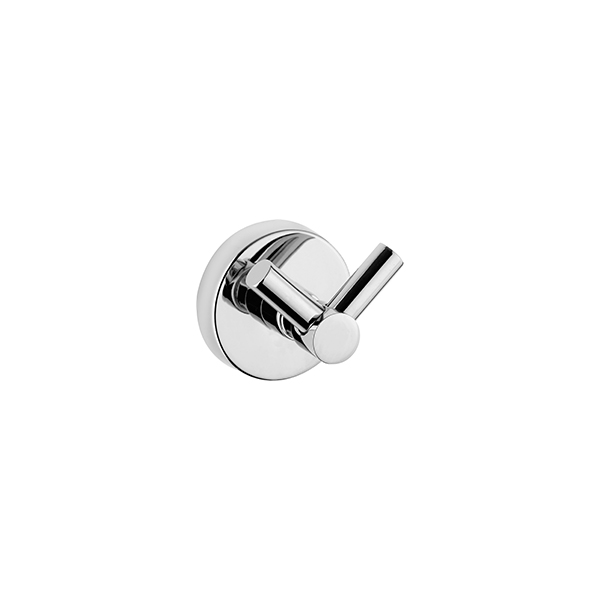  DUAL ROBE HOOK - V TYPE CHROME