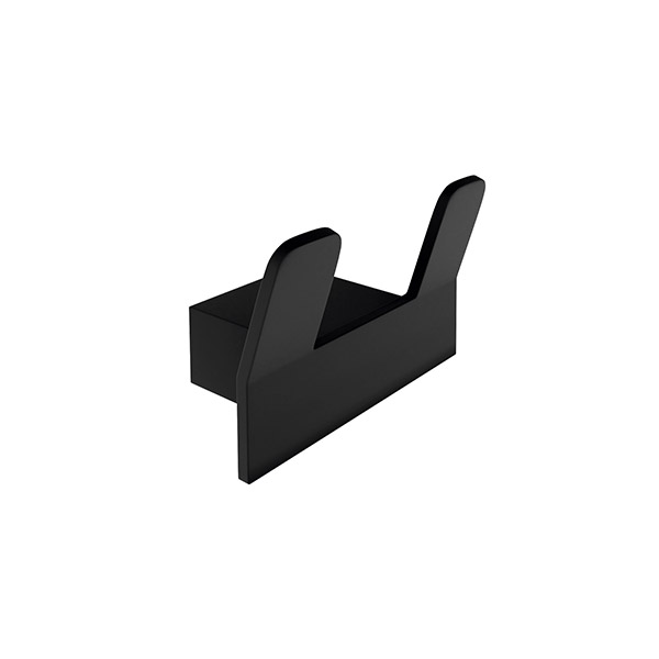  DUAL ROBE HOOK MATT BLACK