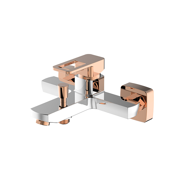 Bien Salvo Plus  Bath Mixer Chrome-Rose Gold