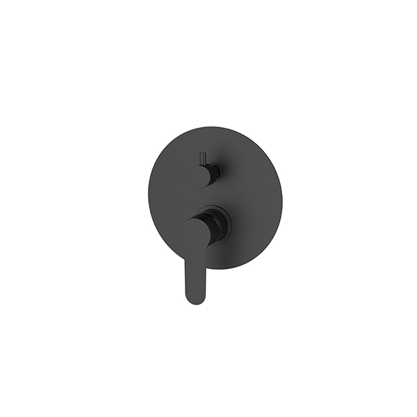 Bien Water Flowbox  Round Concealed Bath Mixer  2F - Surface Mounted Part  -Matt Black