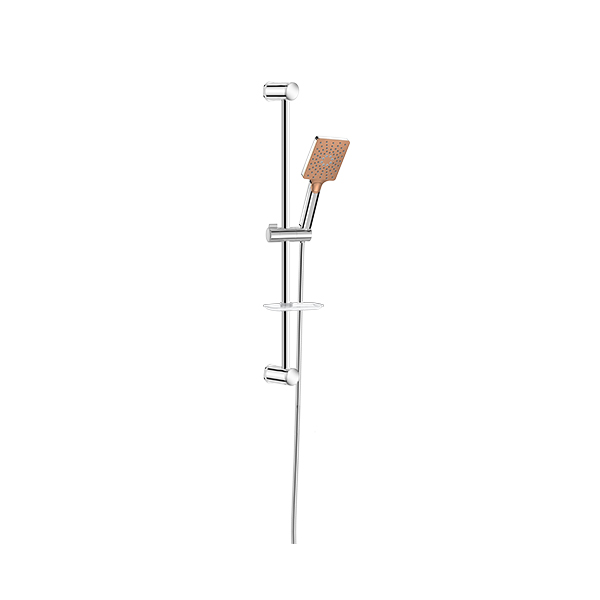 Bien Salvo Plus Chrome Copper   Shower Set With Sliding Bar 3F