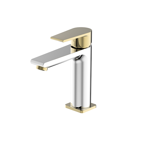 Bien Pruva Basin Mixer Chrome - Gold