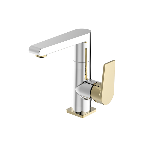 Bien Pruva Basin Mixer Chrome  - Gold