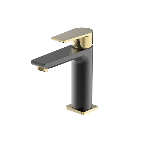 Bien Pruva Basin Mixer Black - Gold