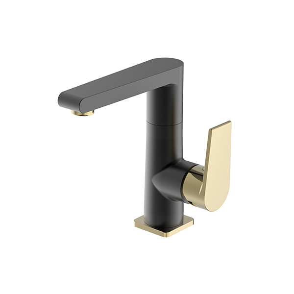 Bien Pruva Basin Mixer Black  - Gold