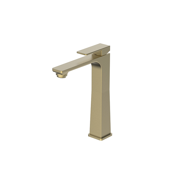 Bien Dante Tall Basin Mixer Matt Brushed Gold