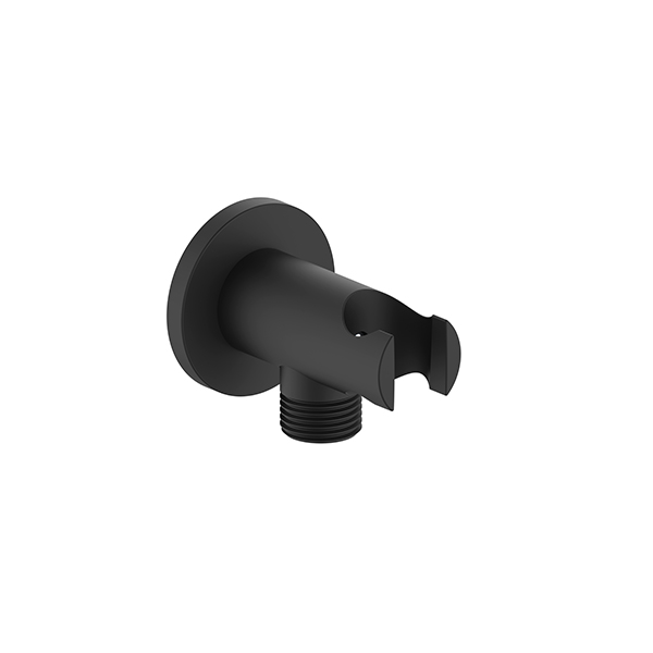 BIEN ROUND SHOWER OUTLET MATT BLACK