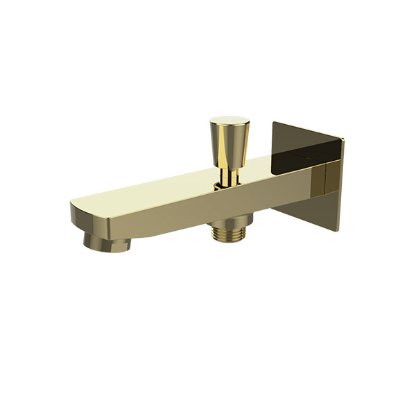 BIEN SQUARE SHOWER SPOUT WITH DIVERTER GOLD