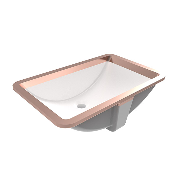 UNDER COUNTER WASHBASIN  ROSE GOLD DEKORLU