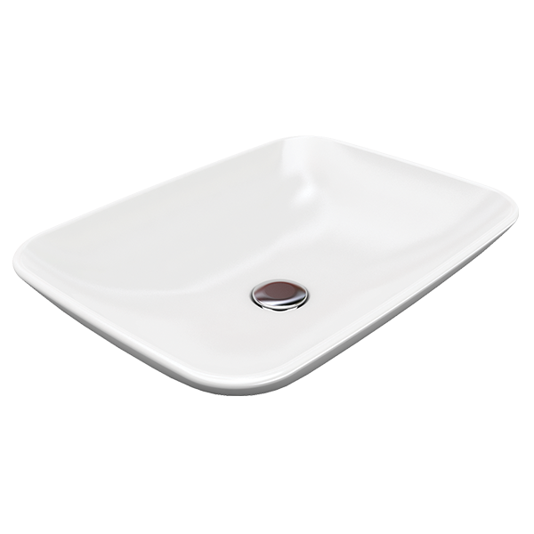 COUNTER TOP WASHBASIN  WITHOUT HOLE