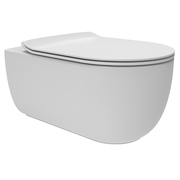 WALL HUNG WC PANS NO-RIM CONCEALED FIXING İPEK MATT WHITE