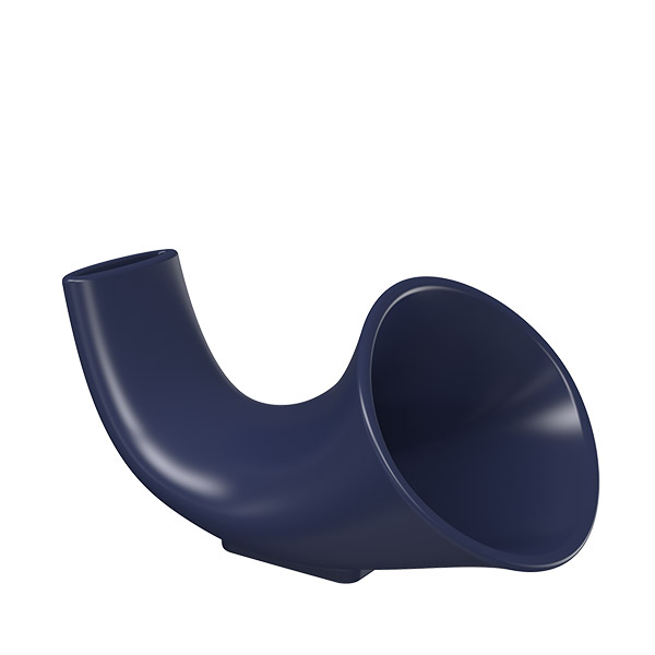 MEGAPHONE MINI  - SATIN COBALT NAVY BLUE