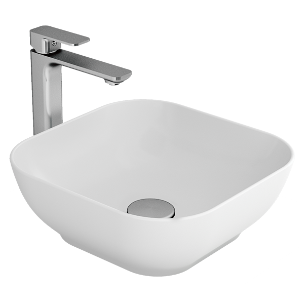 SQUARE COUNTER TOP WASHBASIN  WITHOUT HOLE