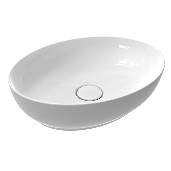 OVAL COUNTER TOP WASHBASIN  WITHOUT HOLE