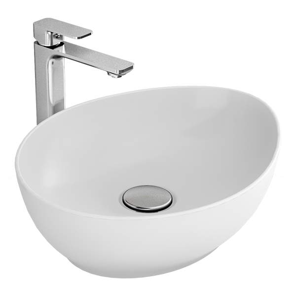 ASİMETRİK COUNTER TOP WASHBASIN  WITHOUT HOLE