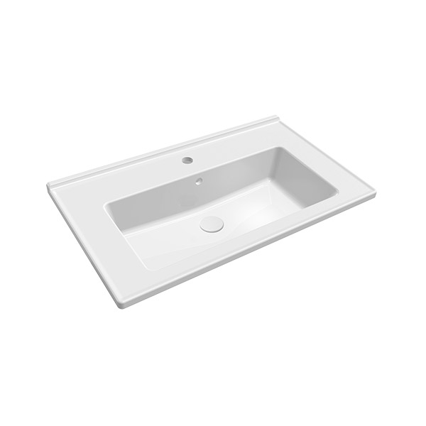 VANITY TYPE WASHBASIN WITH HOLE 