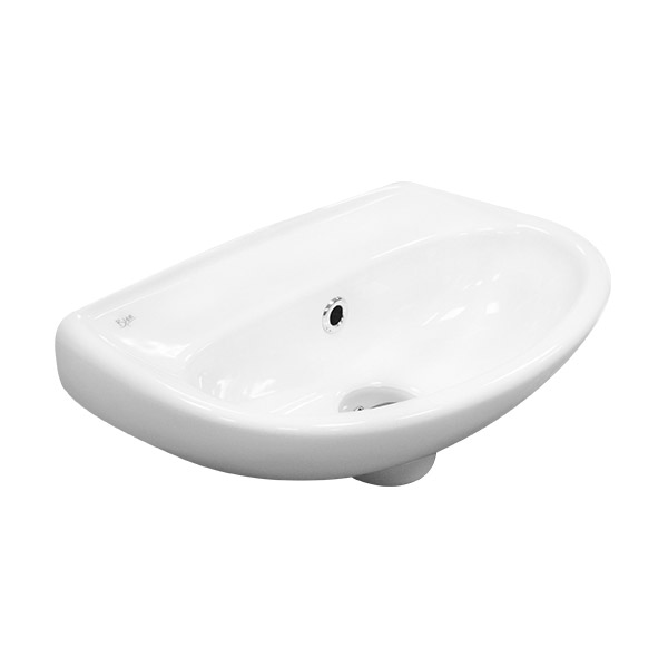 Duvar Montajlı Lavabo BATARYA DELİKLİi 41cm Taşma Kanallı