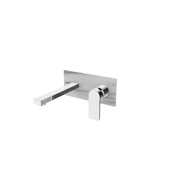 Bien Square Concealed Basin Mixer Surface Mounted Parts- White Rock-Chrome