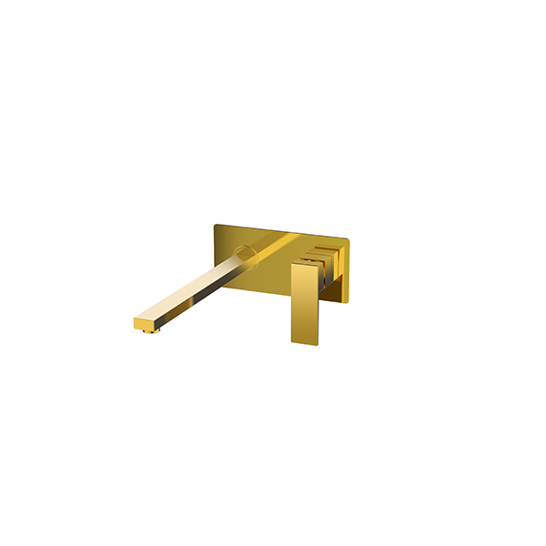 Bien Concealed Basin Mixer  - Surface Mounted parts - Square - Gold